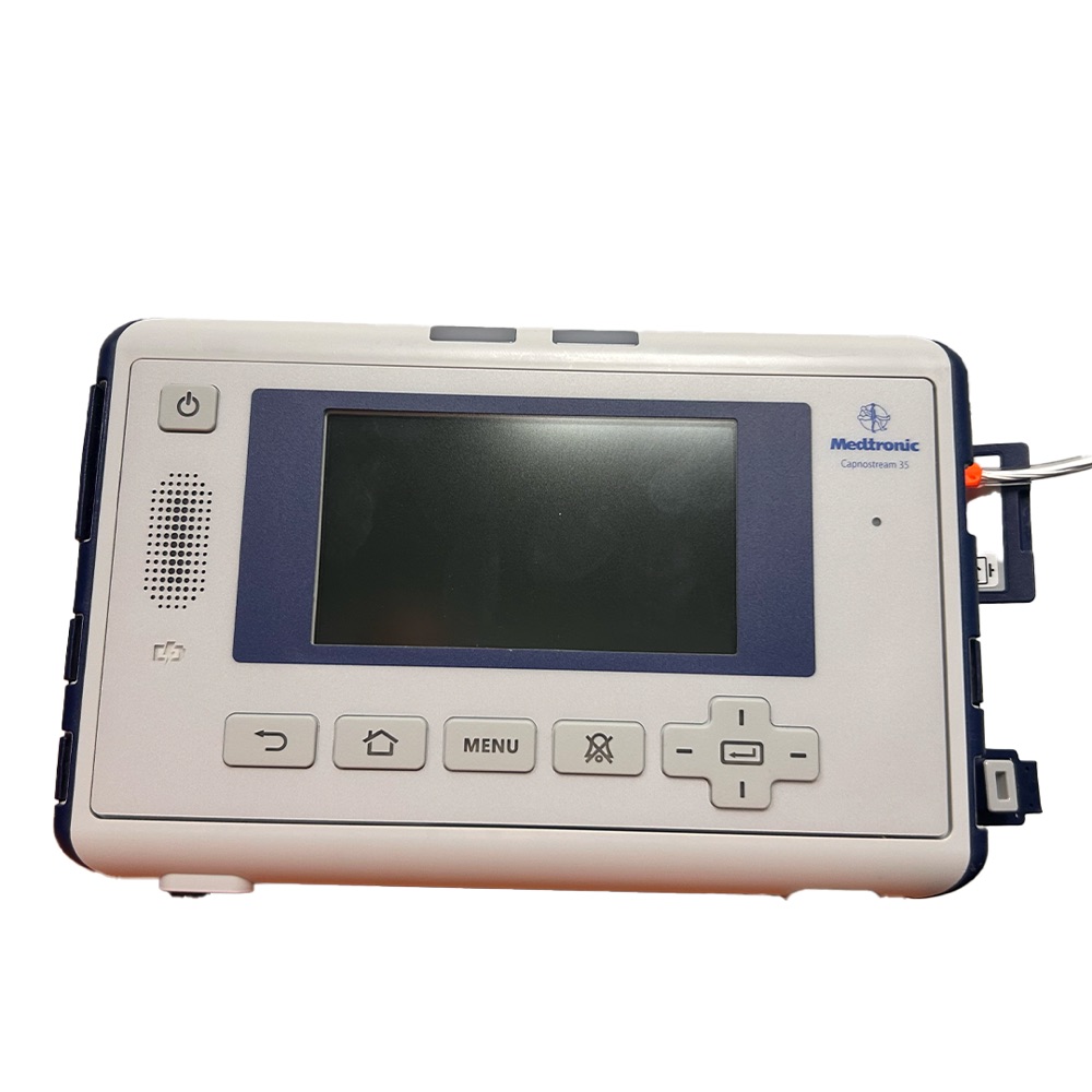 Photo of a capnograph reading during a procedure